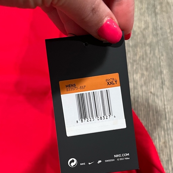 NWT Nike NBA Team Player Issue Basketball Jersey Vest Reversible Red 2XLT - Picture 5 of 7